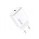 МЗП Proove Silicone Power 2 20W (Type-C) + Cable Type-C to Lightning (1m) (white)